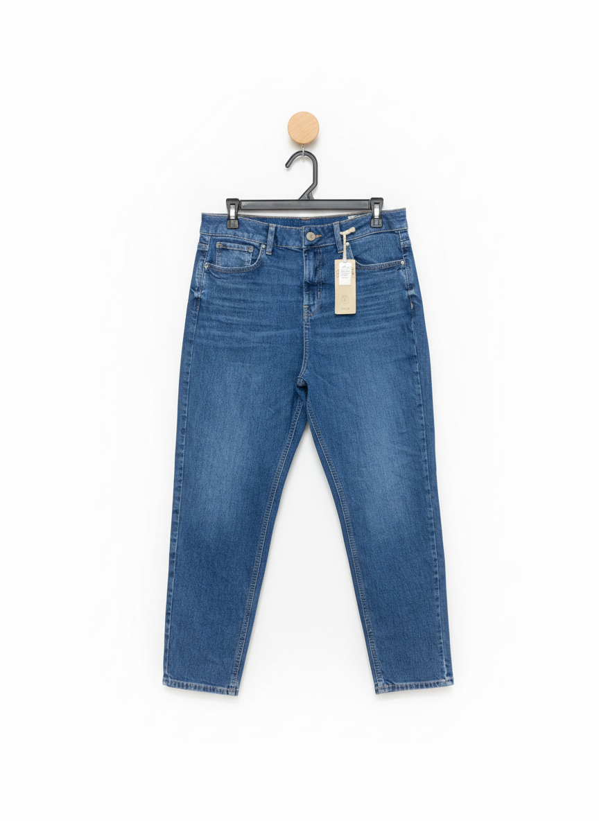 M&S |L| WAIST 31| CLASSIC MID-WASH SLIM STRAIGHT JEANS