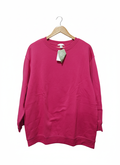 H&M|L|XL|BUST 25|Pink Oversized Crewneck Sweatshirt