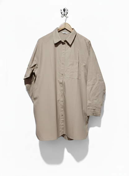 ENVII Beige Button-Down Shirt