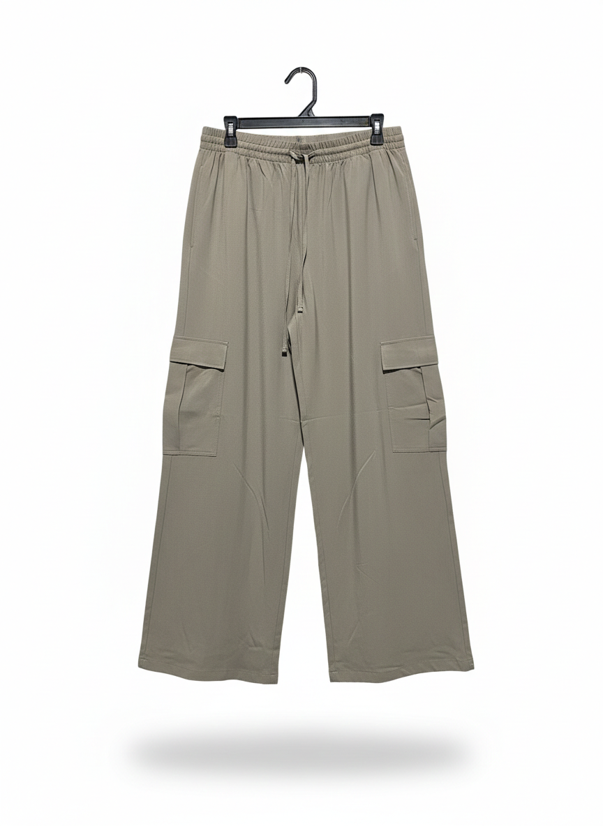 ANKO |XL| WAIST 31|C1| WOMEN'S RELAXED-FIT CARGO PANTS IN TAUPE