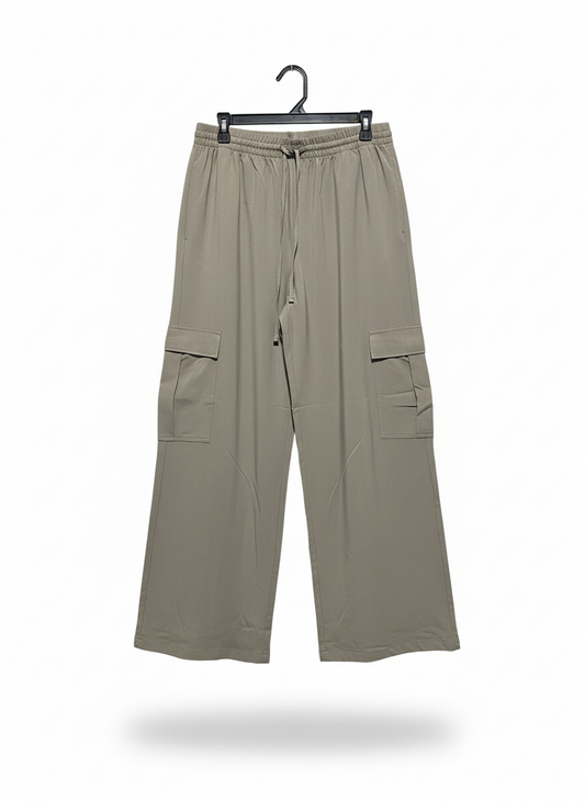 ANKO |XL| WAIST 31|C1| WOMEN'S RELAXED-FIT CARGO PANTS IN TAUPE