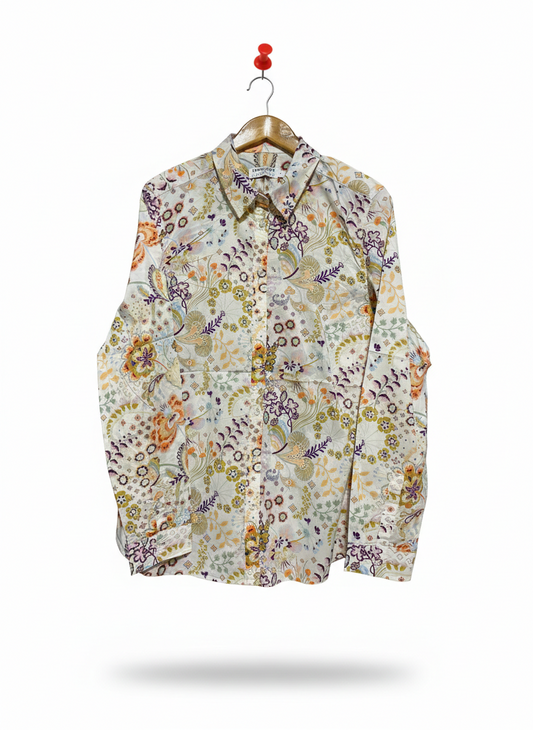 SPORTS CRAFT |L| BUST 21| C9| LIBERTY COTTON PRINT SHIRT