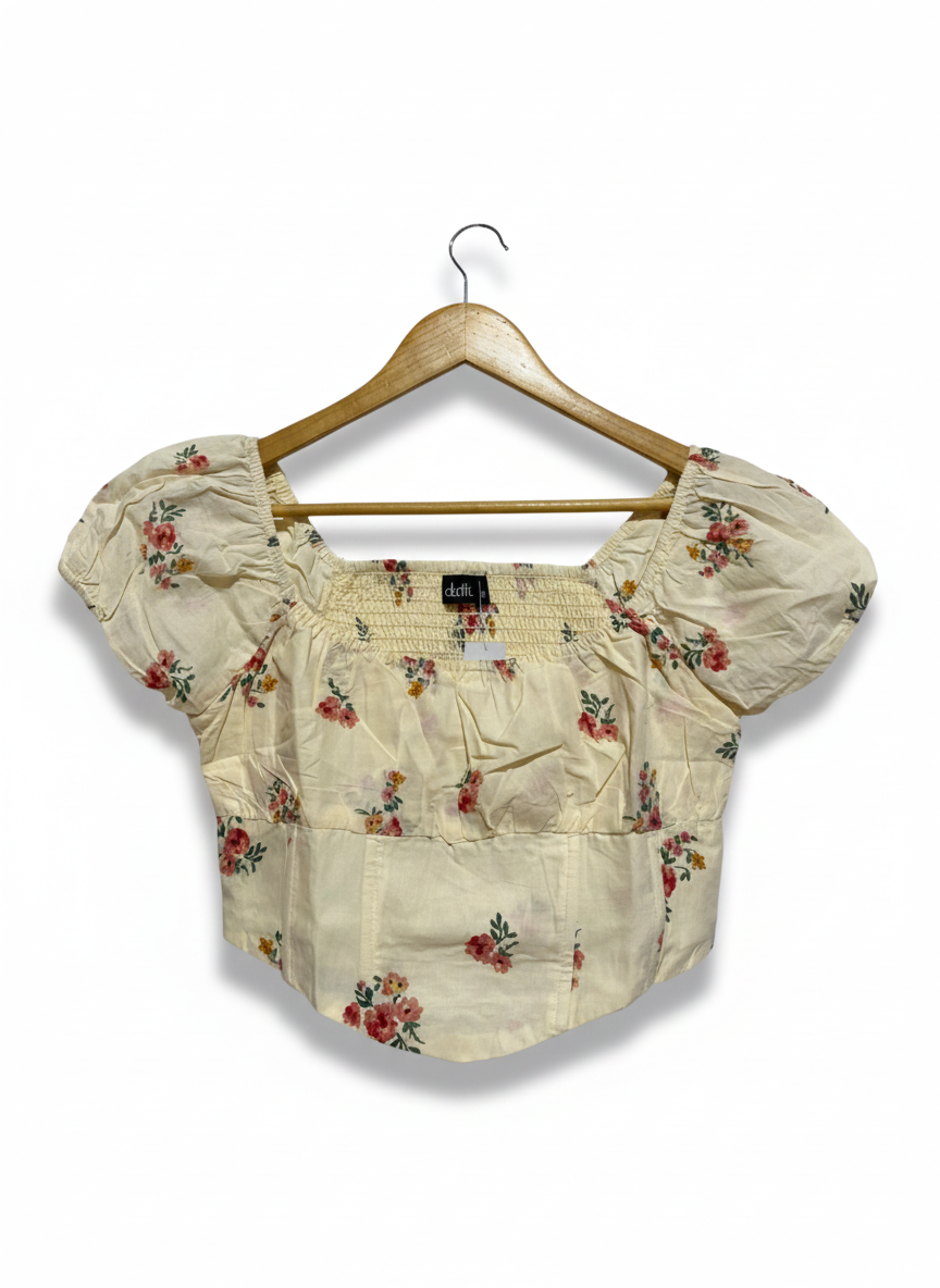 DOTTI|M|BUST 15|Floral Top
