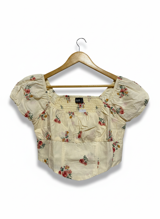 DOTTI|M|BUST 15|Floral Top
