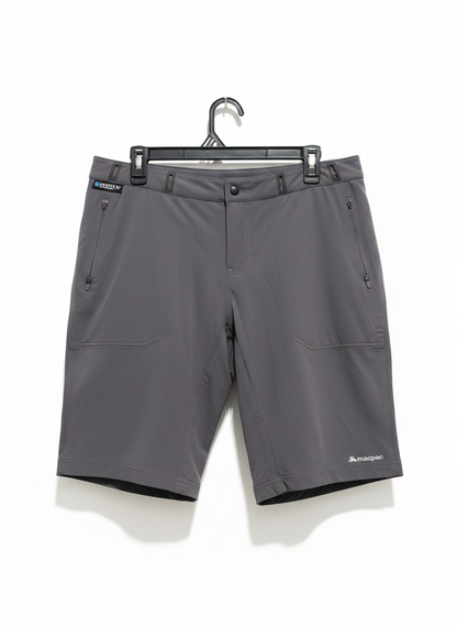 MACPAC |XL| WAIST 36| CHARCOAL GREY PERFORMANCE ADVENTURE SHORTS
