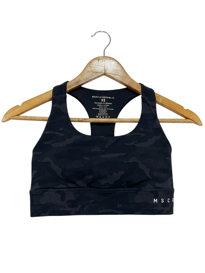 MUSCLE REPUBLIC |XS| BUST 13| B26| WOMEN’S LUXE CAMO SPORTS BRA