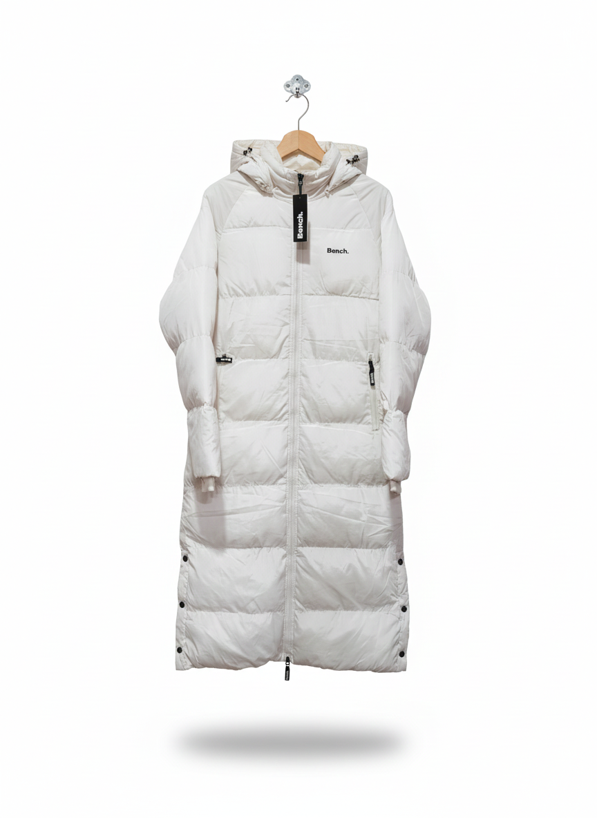 BENCH|M|BUST 22.5|DANS LONG HOODED PUFFER COAT