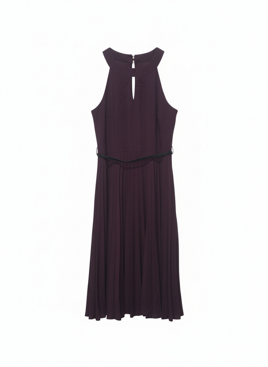 F&F Pleated Halter Neck Dress