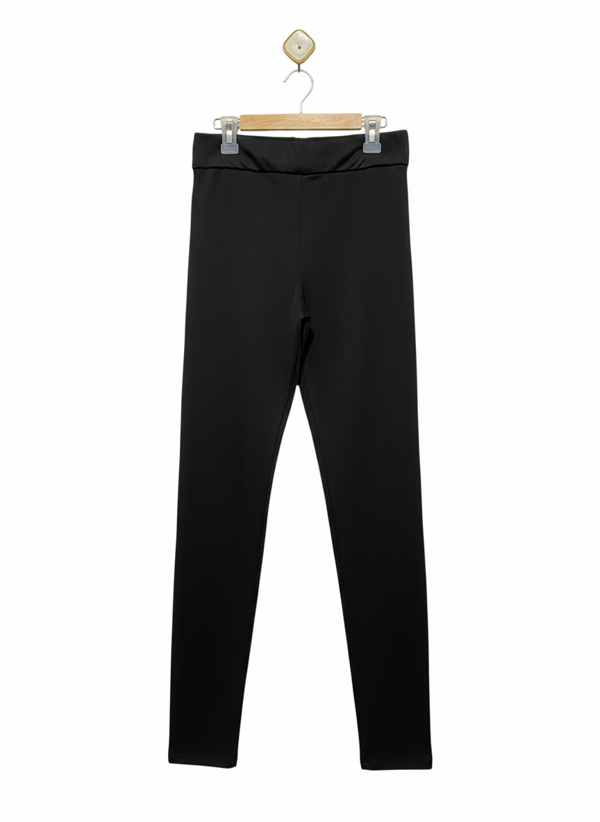 WORKOUT|S|Women's Classic Black High-Waisted Ankle-Length Leggings