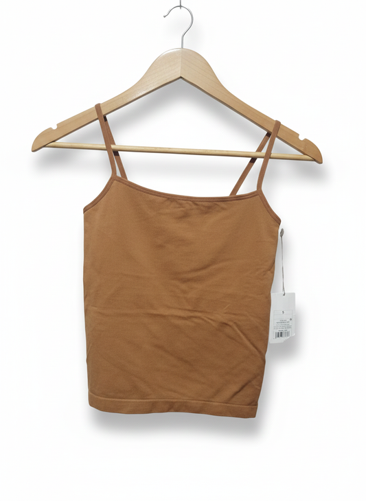 A NEW DAY|S|BUST 12.5|Brown Spaghetti Strap Cami Top