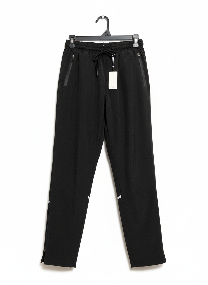 |M| BUST 26| BLACK ATHLETIC JOGGER PANTS