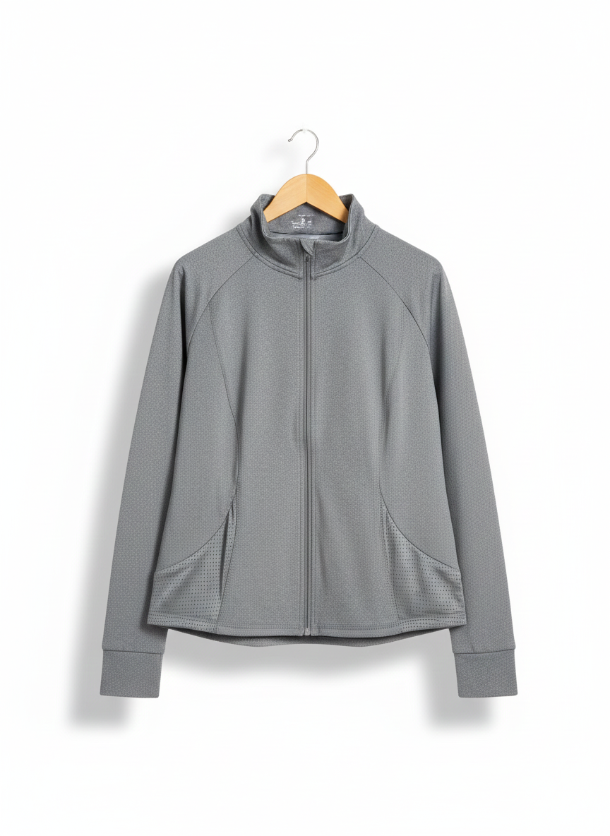 GYM SHARK WORKOUT|XL|BUST 23|Women's Slim Fit Sports Jacket