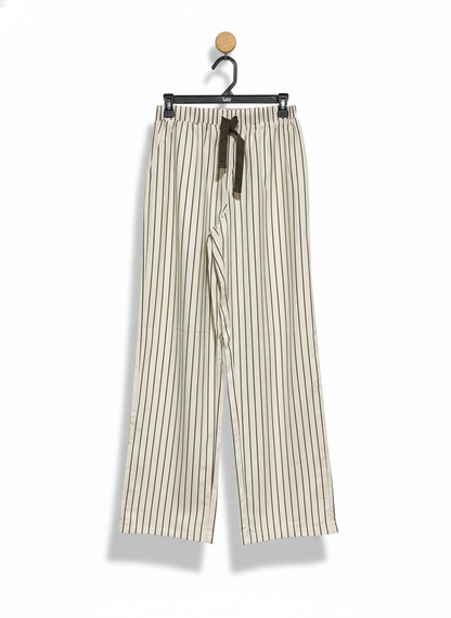 WHITE FOX |XS| WAIST 26| STRIPED ELASTIC WAIST LOUNGE PANTS