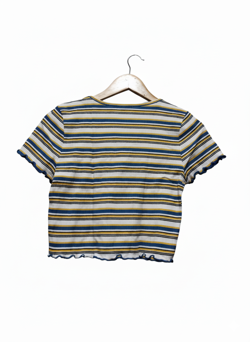AMBIANCE Multi Striped Regular Fit Top