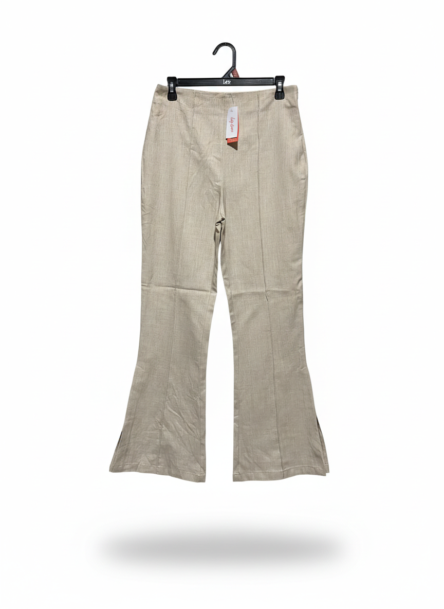 LILY LOVE |M| B19|  WAIST 28| HIGH-WAISTED FLARED TROUSERS