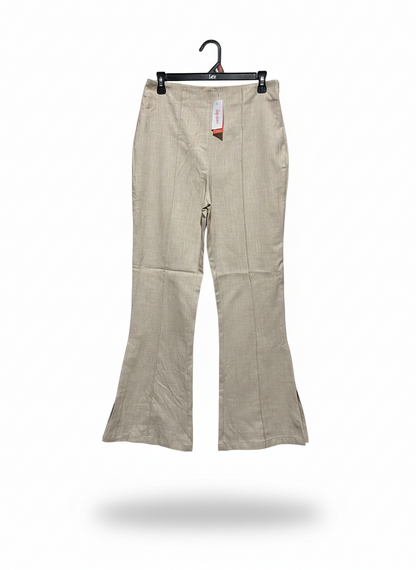 LILY LOVE |M| B19|  WAIST 28| HIGH-WAISTED FLARED TROUSERS