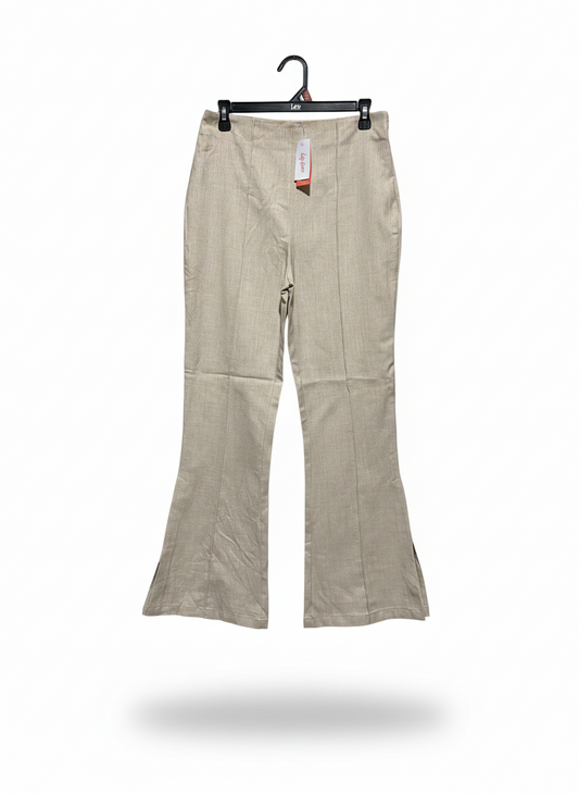 LILY LOVE |M| B19|  WAIST 28| HIGH-WAISTED FLARED TROUSERS