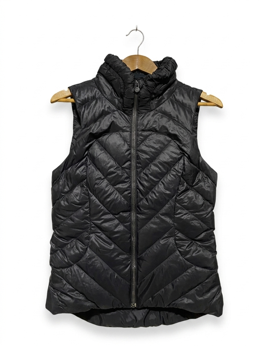 LULULEMON  |M| BUST 18| DOWN FOR IT ALL VEST BLACK JACKET