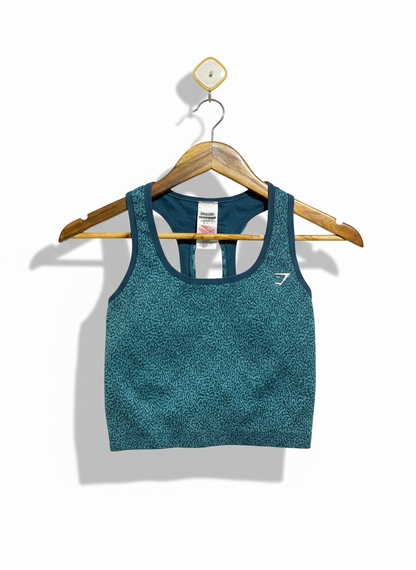 GYMSHARK |S| BUST 12| ADAPT ANIMAL SEAMLESS CROP TANK