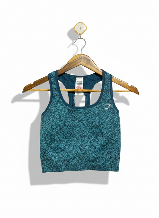 GYMSHARK |S| BUST 12| ADAPT ANIMAL SEAMLESS CROP TANK