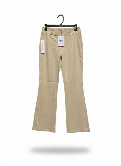PRINCESS POLLY |M| WAIST 28| PRINCESS POLLY BEIGE FLARE TROUSERS