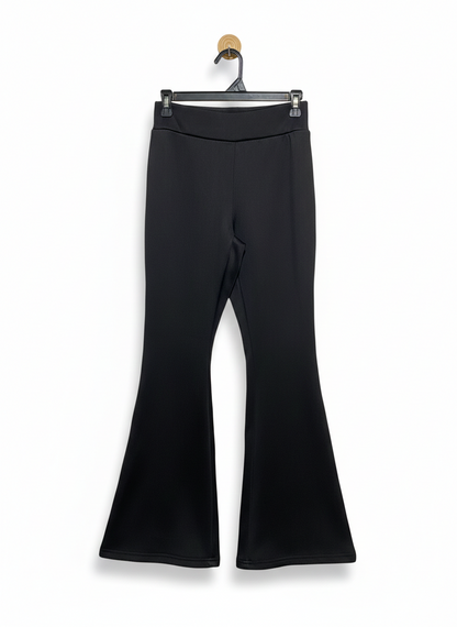 SHEIN |S| WAIST 26| WOMEN’S HIGH-WAISTED WIDE-FLARE LEGGINGS - DRAMATIC BELL BOTTOM