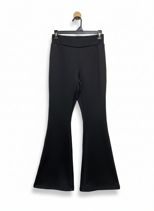 SHEIN |S| WAIST 26| WOMEN’S HIGH-WAISTED WIDE-FLARE LEGGINGS - DRAMATIC BELL BOTTOM