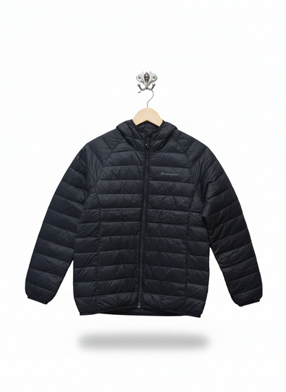 MACPAC|M|BUST 19|Marmot Black Quilted Hooded Puffer Jacket
