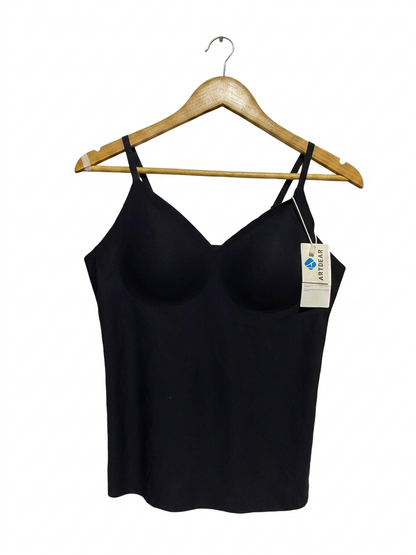 ARTDEAR |L| BUST 17| B11|  WOMEN'S PADDED CAMISOLE - SLEEK BLACK