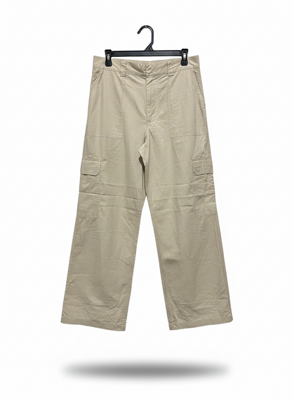 COTTON ON |L| WAIST 30| UTILITY CHIC BEIGE CARGO TROUSERS