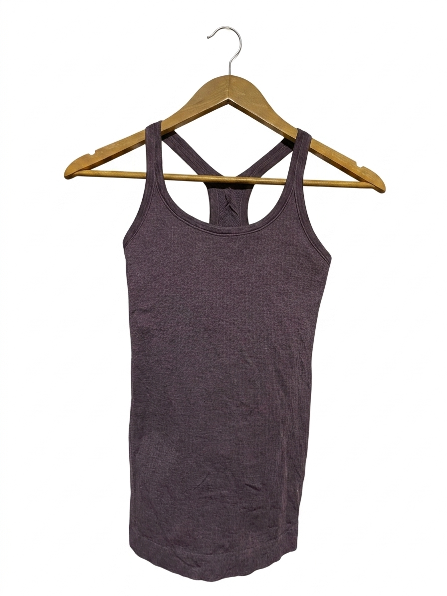 LULULEMON |XS| BUST 12|  RACERBACK TANK TOP PURPLE HEATHERED ACTIVEWEAR