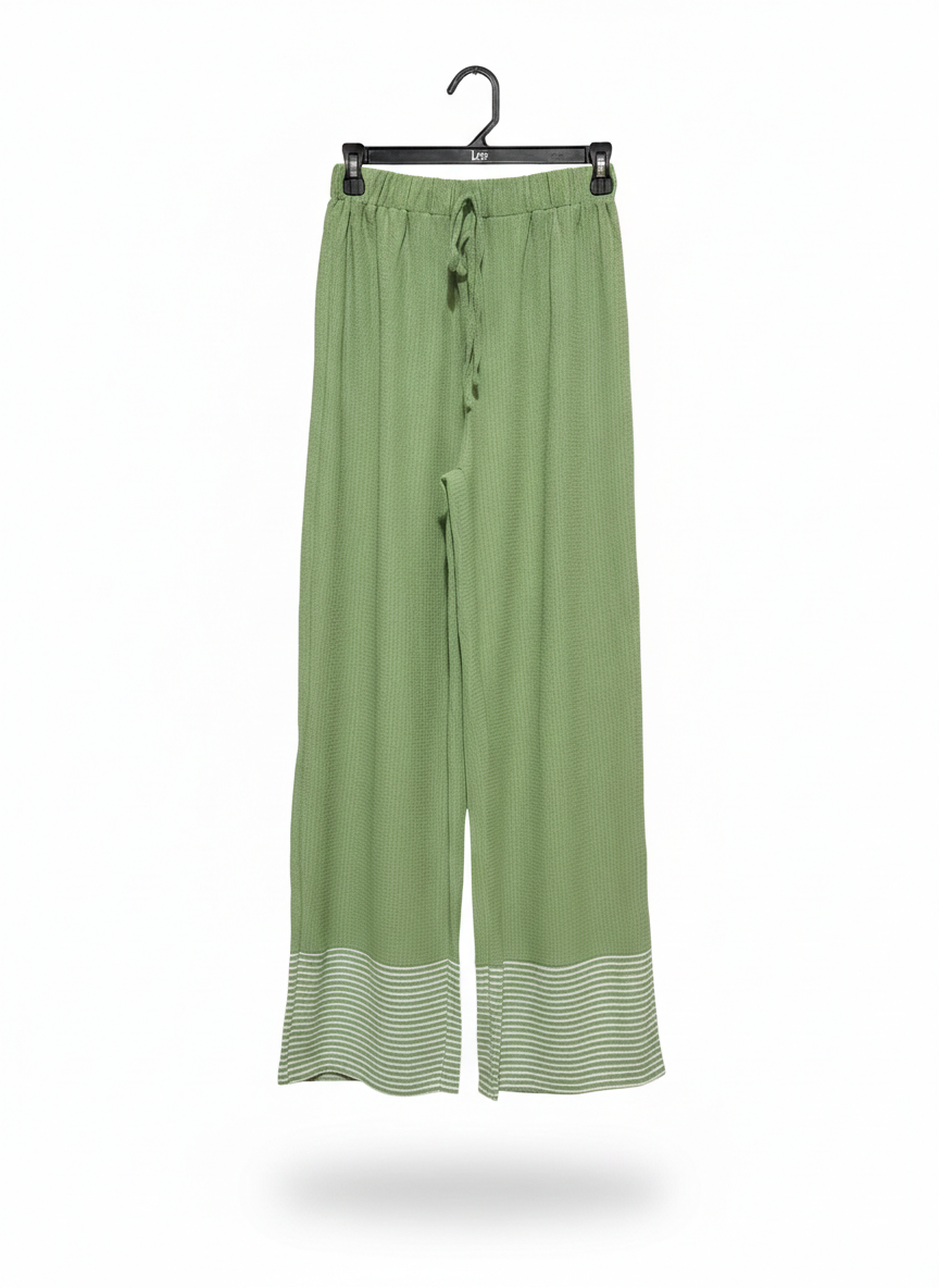 GRACE HILL |C1| SAGE GREEN BREEZY LOUNGE PANTS |XL| WAIST 34|