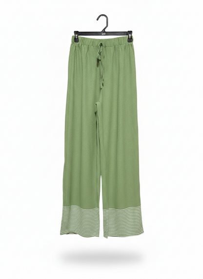 GRACE HILL |C1| SAGE GREEN BREEZY LOUNGE PANTS |XL| WAIST 34|