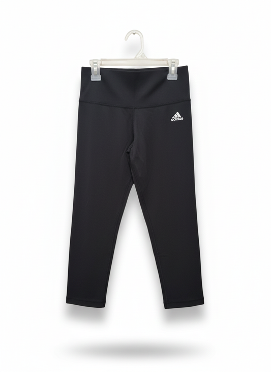 ADIDAS|XS|WAIST 24|Women's Believe This 3 Stripe 3/4 Tight Capri