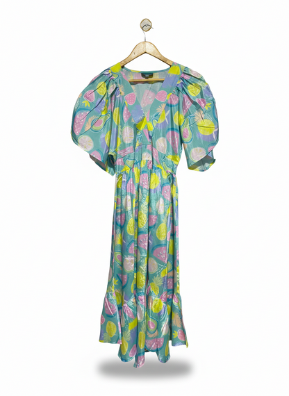 EUFORIA |S/M| BUST FREE | C3| STUNNING RUST-COLORED COTTON MAXI DRESS
