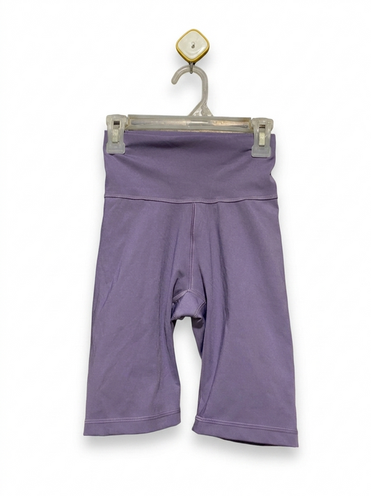 ADIDAS |XXS| WAIST 20| B20| WOMEN'S HIGH-WAISTED BIKER SHORTS - DUSTY PURPLE
