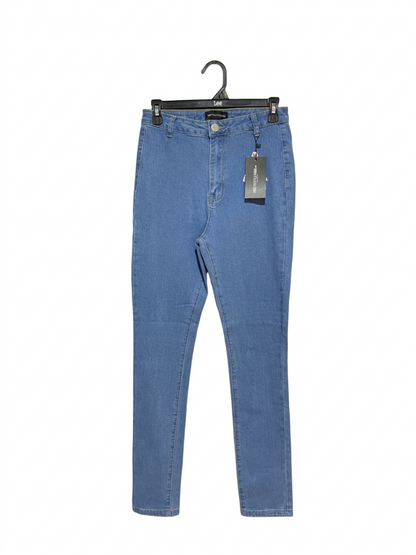 PRETTYLITTLE THING |S| WAIST 26| B8| LIGHT BLUE WASH HIGH-WAISTED SKINNY JEANS