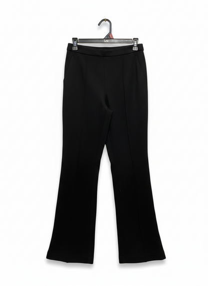 MEET METRO |M| WAIST 27| BLACK HIGH-RISE DRESS PANTS WITH STRUCTURED FRONT SEAM AND STRETCH FIT