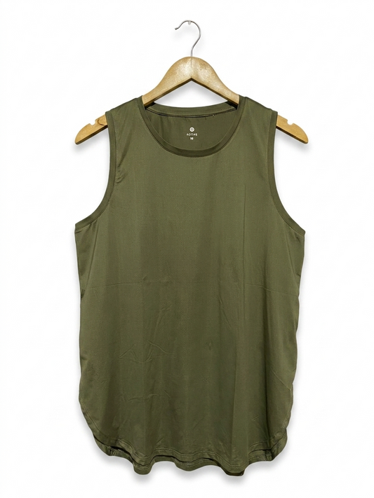 ACTIVE |L| BUST 20| B20| OLIVE GREEN ACTIVE TANK TOP