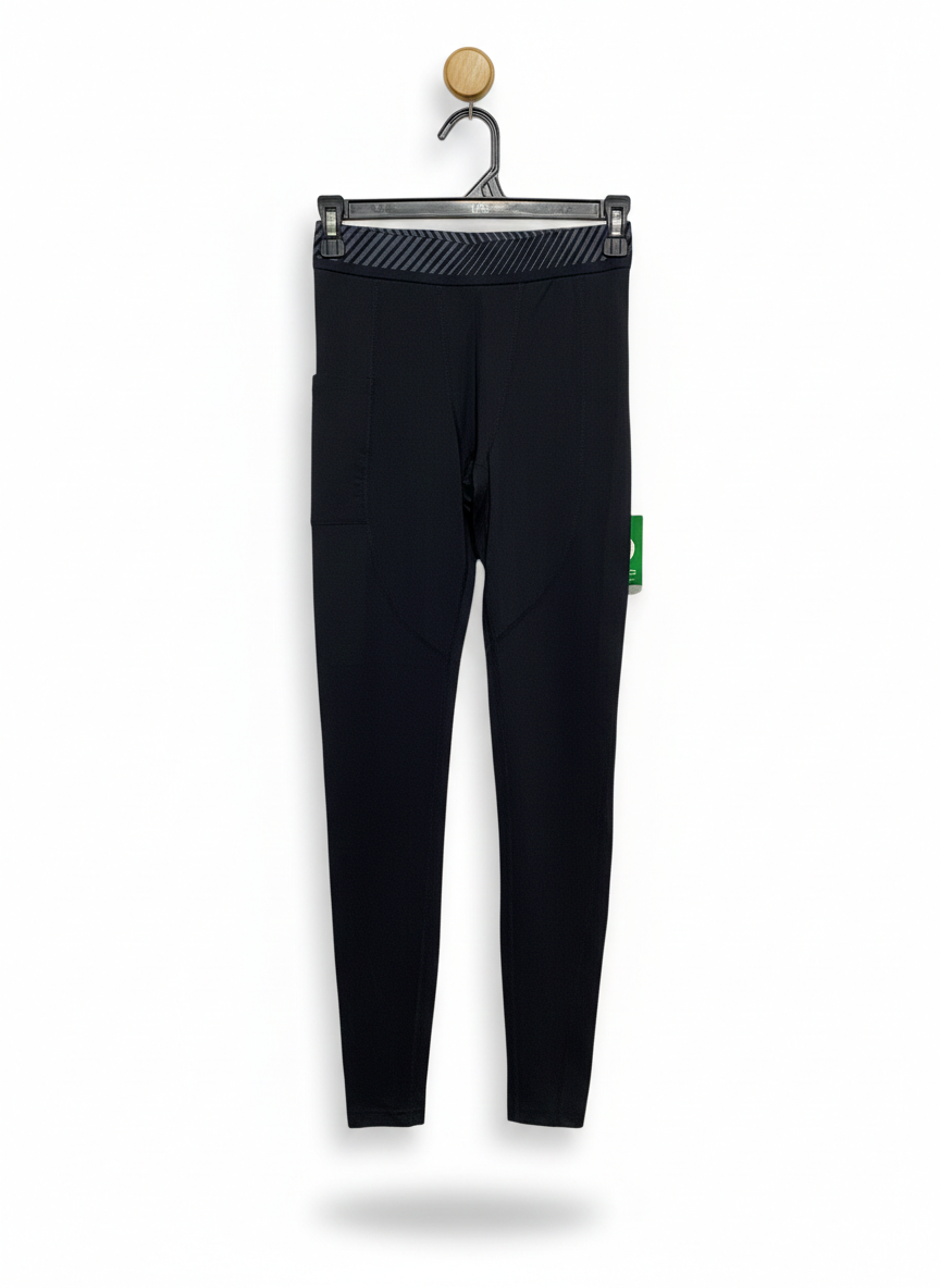 CRANE |S| WAIST 24| PERFORMANCE BLACK COMPRESSION LEGGINGS