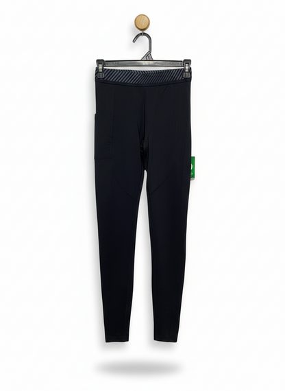 CRANE |S| WAIST 24| PERFORMANCE BLACK COMPRESSION LEGGINGS