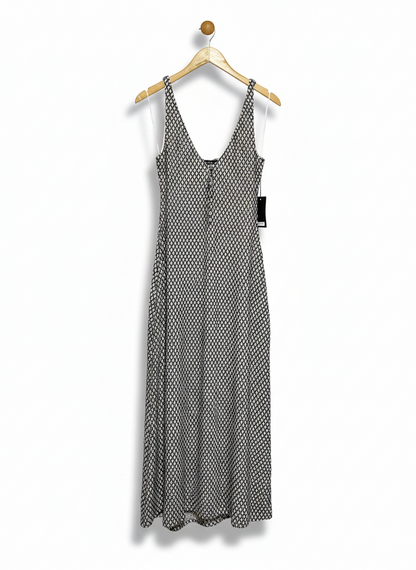 DAZIE |M| BUST 16| MIDNIGHT DIAMOND GEOMETRIC MAXI DRESS