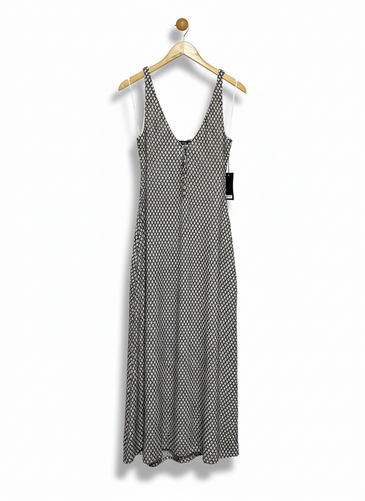 DAZIE |M| BUST 16| MIDNIGHT DIAMOND GEOMETRIC MAXI DRESS