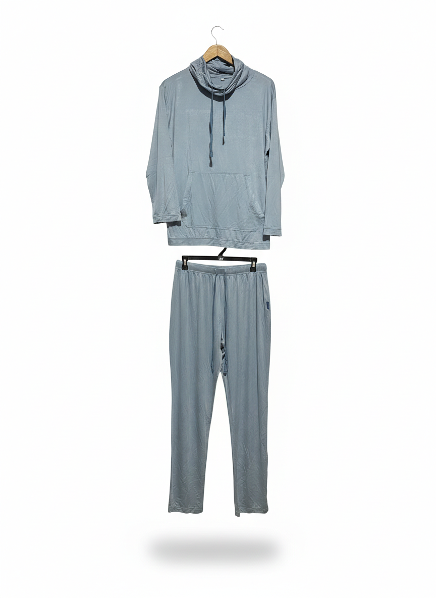 EMIRATES |S/M| WOMEN'S COZY LOUNGE SET IN SOFT GREY
