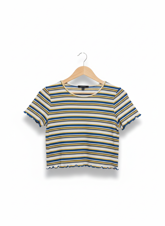 AMBIANCE Multi Striped Regular Fit Top