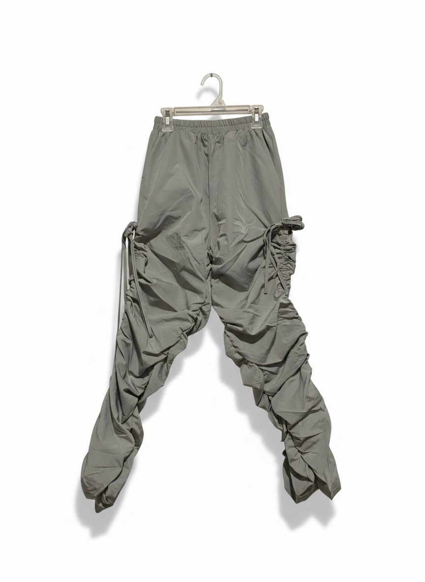 SHEIN |XS| WAIST 22| Grey Parachute Cargo Pants