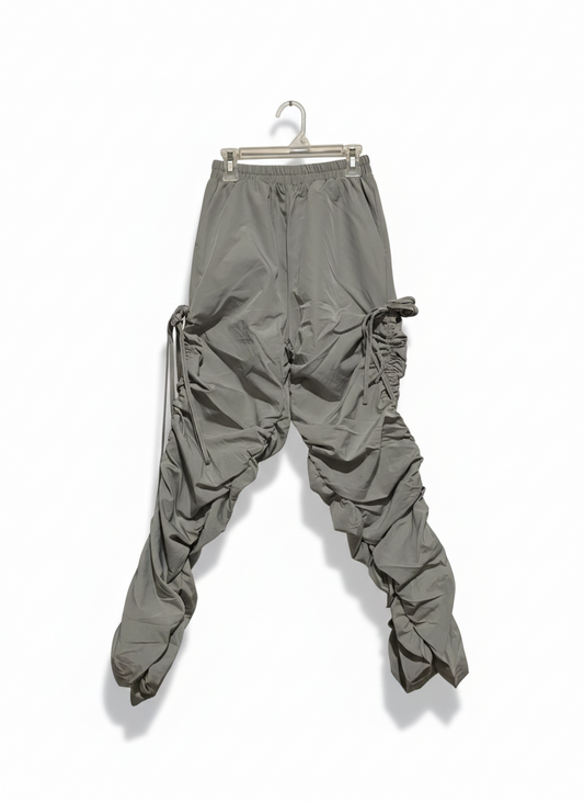 SHEIN |XS| WAIST 22| Grey Parachute Cargo Pants