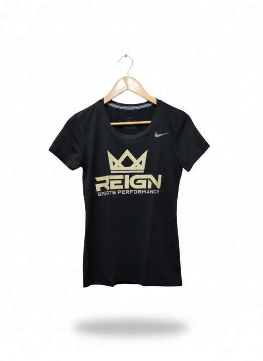 NIKE DRIFIT|XS|BUST 16|REIGN SPORTS PERFORMANCE T-SHIRT