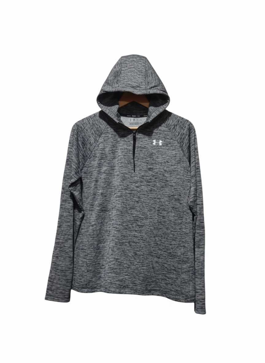 Under Armour Hoodie Womens  Gray HeatGear Long Sleeve W-19 /L-25