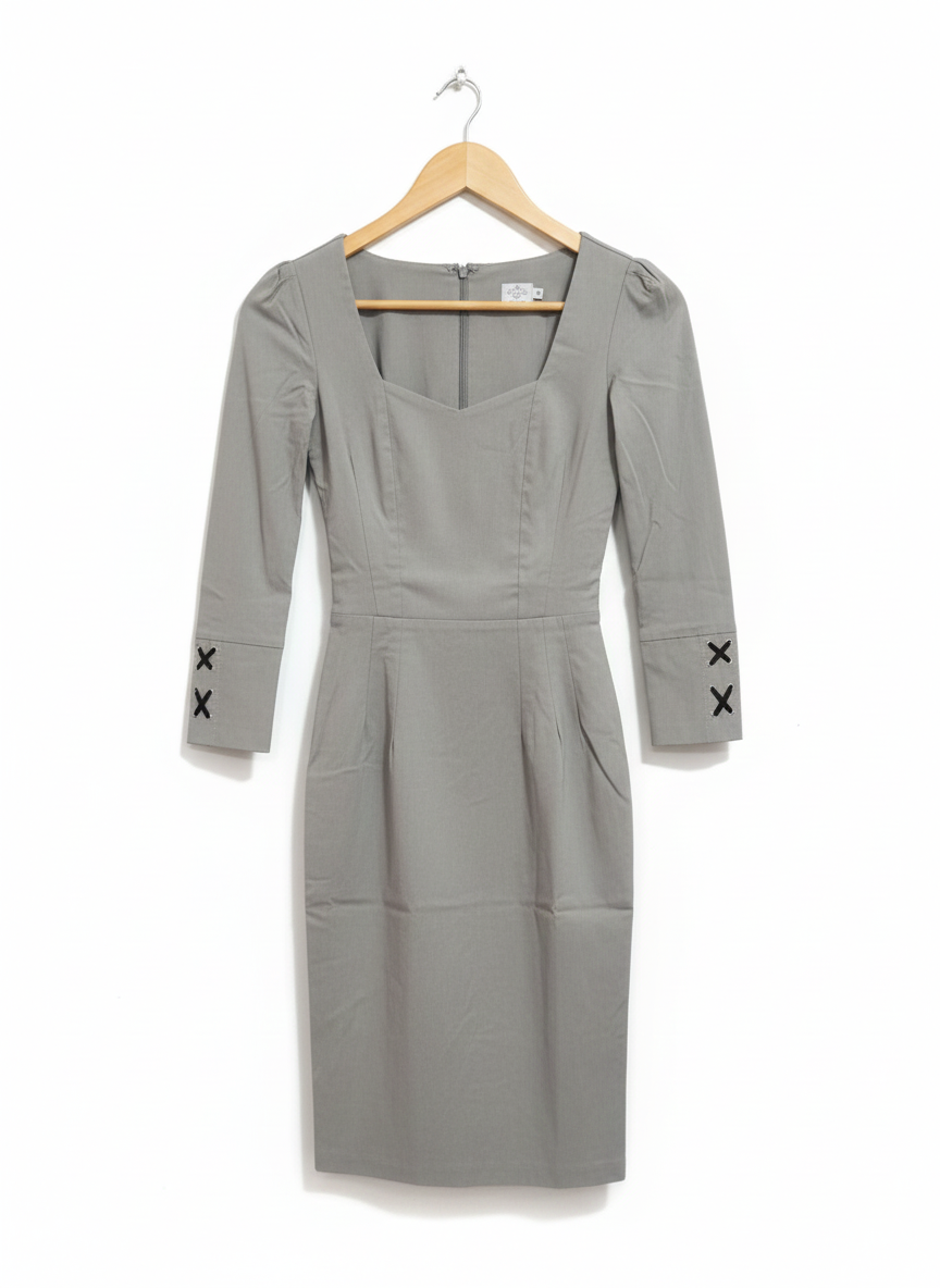 DIVA|S|BUST 13|AURELIA 3/4 SLEEVE LENGTH PENCIL DRESS